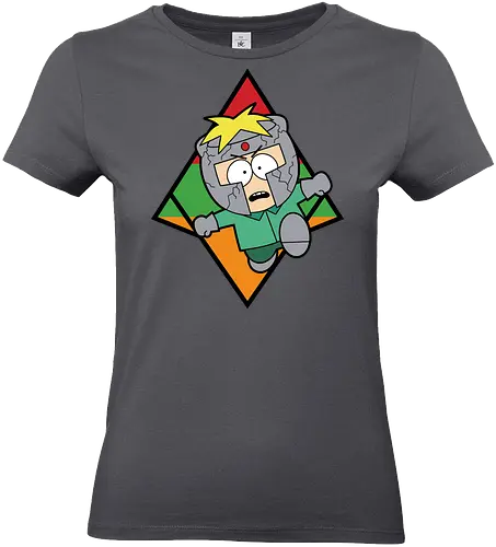 "Professor Chaos Rising" Butters South Park Anime Parody Graphic - professor chaos shirt, butters south park t-shirt, south park parody graphic tee, funny superhero apparel, butters stotch alter ego design, professor chaos tinfoil helmet, anime style south park shirt, hilarious cartoon villain top, south park fan gift, chaotic butters streetwear, vibrant character illustration, retro cartoon mashup clothing, funny animated series merch, geometric anime backdrop t-shirt, supervillain parody clothing, south park collectibles, trendy adult animation fashion, unique character art tee, butters stotch fan gear - Standard T-Shirt (Frauen)