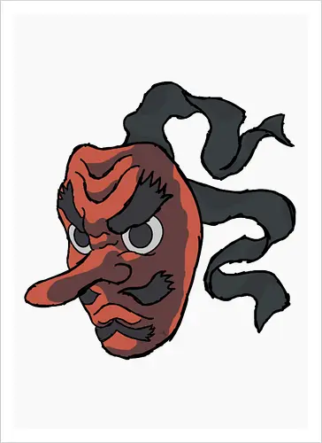 Urokodaki's mask- Kimetsu no yaiba fanart