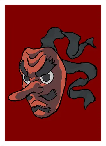 Urokodaki's mask- Kimetsu no yaiba fanart