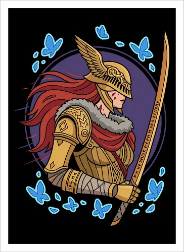Valkyrie of the Blue Butterflies