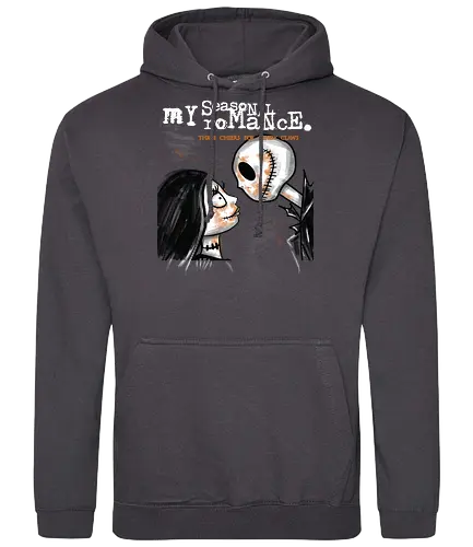 My Seasonal Romance - Jack und Sally Halloween - danny elfman, stop motion, dunkle kunst, my chemical romance, halloween liebe, jack skellington t-shirt, sally albtraum, tim burton, gothic kleidung, Nightmare, teetan, halloween stadt, kürbiskönig, lumpenpuppe, gothic paar - Standard Hoodie
