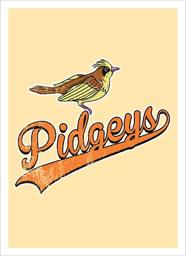 Pidgeys Team - Pocket Baseball Vintage