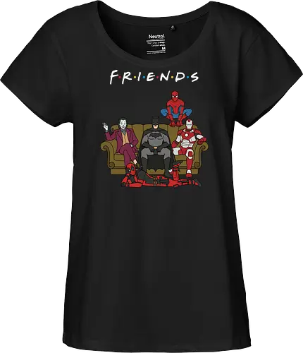 Super Hero Friends" Comic Book Parody Sitcom Couch Graphic