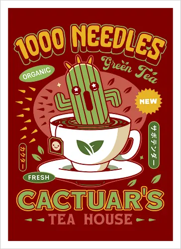 Cactus Green Tea Emblem
