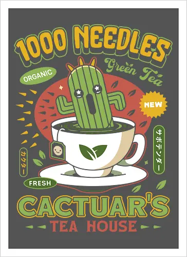Cactus Green Tea Emblem