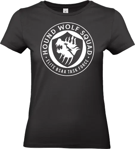 Hound Wolf Squad Crest - Horror, jill valentine, leon s kennedy, umbrella corporation, raccoon city, victor gideon, re9, hound wolf, evil requiem, evil 9, evil 2, evil 3 nemesis, evil 4, albert wesker, chris redfield, grace ashcroft - Standard T-Shirt (Frauen)