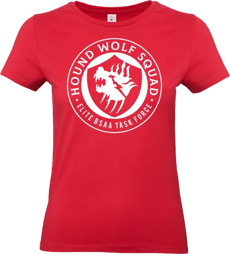 Hound Wolf Squad Crest - Horror, jill valentine, leon s kennedy, umbrella corporation, raccoon city, victor gideon, re9, hound wolf, evil requiem, evil 9, evil 2, evil 3 nemesis, evil 4, albert wesker, chris redfield, grace ashcroft - Standard T-Shirt (Frauen)