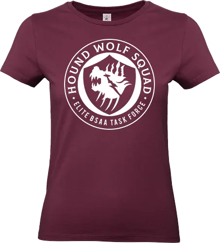 Hound Wolf Squad Crest - Horror, jill valentine, leon s kennedy, umbrella corporation, raccoon city, victor gideon, re9, hound wolf, evil requiem, evil 9, evil 2, evil 3 nemesis, evil 4, albert wesker, chris redfield, grace ashcroft - Standard T-Shirt (Frauen)