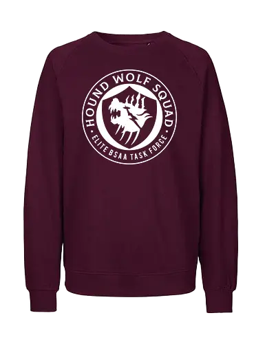Hound Wolf Squad Crest - Horror, jill valentine, leon s kennedy, umbrella corporation, raccoon city, victor gideon, re9, hound wolf, evil requiem, evil 9, evil 2, evil 3 nemesis, evil 4, albert wesker, chris redfield, grace ashcroft - Fairtrade Sweatshirt