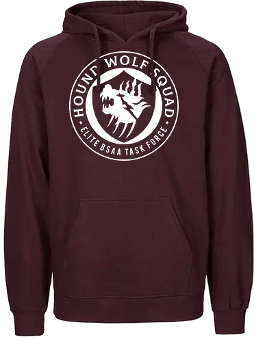 Hound Wolf Squad Crest - Horror, jill valentine, leon s kennedy, umbrella corporation, raccoon city, victor gideon, re9, hound wolf, evil requiem, evil 9, evil 2, evil 3 nemesis, evil 4, albert wesker, chris redfield, grace ashcroft - Fairtrade Hoodie