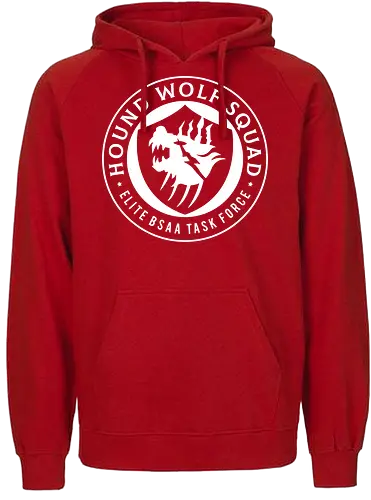 Hound Wolf Squad Crest - Horror, jill valentine, leon s kennedy, umbrella corporation, raccoon city, victor gideon, re9, hound wolf, evil requiem, evil 9, evil 2, evil 3 nemesis, evil 4, albert wesker, chris redfield, grace ashcroft - Fairtrade Hoodie