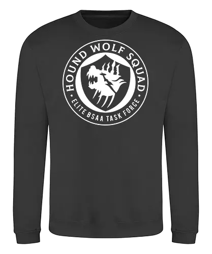 Hound Wolf Squad Crest - Horror, jill valentine, leon s kennedy, umbrella corporation, raccoon city, victor gideon, re9, hound wolf, evil requiem, evil 9, evil 2, evil 3 nemesis, evil 4, albert wesker, chris redfield, grace ashcroft - Sweatshirt
