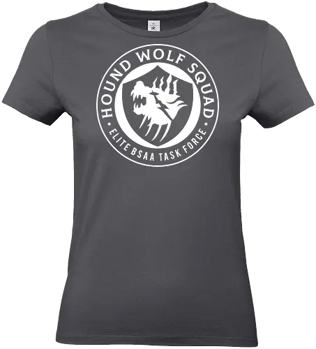 Hound Wolf Squad Crest - Horror, jill valentine, leon s kennedy, umbrella corporation, raccoon city, victor gideon, re9, hound wolf, evil requiem, evil 9, evil 2, evil 3 nemesis, evil 4, albert wesker, chris redfield, grace ashcroft - Standard T-Shirt (Frauen)