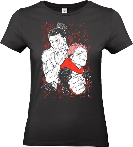Aoi Todo And Yuji Itadori Kaisen - Jujutsu  - Kawaii, Anime, Manga, Tokyo, Angry, Japanese Art, Aesthetic, Manga Style, Zylixzen, Aggressive, Gamer, Otaku, Gift, Cool - Standard T-Shirt (Frauen)