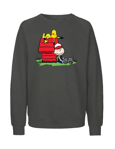 Mouse  - Pocket Peanuts Mashup - peanuts mashup, charlie brown kleidung, teetan, popkultur, kreatives mashup, anime crossover, nostalgische kunst, kindheitserinnerungen, hundehaus, crossover - Fairtrade Sweatshirt