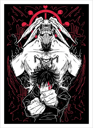 Megumi Mahoraga Kaisen - Jujutsu