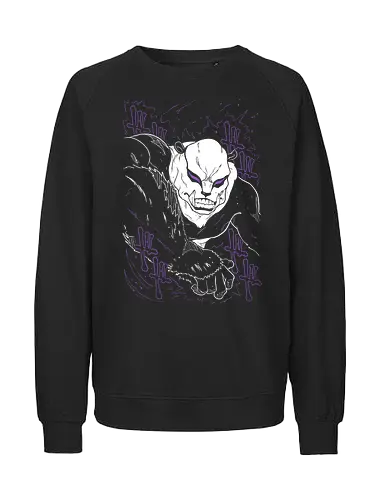 Panda Kaisen - Jujutsu - Gift, Cool, Kawaii, Anime, Manga, Tokyo, Angry, Japanese Art, Aesthetic, Manga Style, Zylixzen, Aggressive, Gamer, Otaku - Fairtrade Sweatshirt