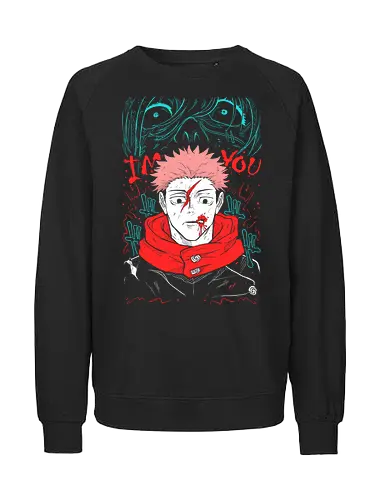 Yuji Itadori Kaisen - Jujutsu - Kawaii, Anime, Manga, Tokyo, Angry, Japanese Art, Aesthetic, Manga Style, Zylixzen, Aggressive, Gamer, Otaku, Gift, Cool - Fairtrade Sweatshirt