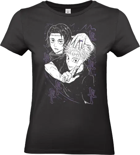 Yuta Okkotsu And Gojo Satoru Kaisen - Jujutsu - Tokyo, Angry, Japanese Art, Aesthetic, Manga Style, Zylixzen, Aggressive, Kawaii, Anime, Manga, Gamer, Otaku, Gift, Cool - Standard T-Shirt (Frauen)