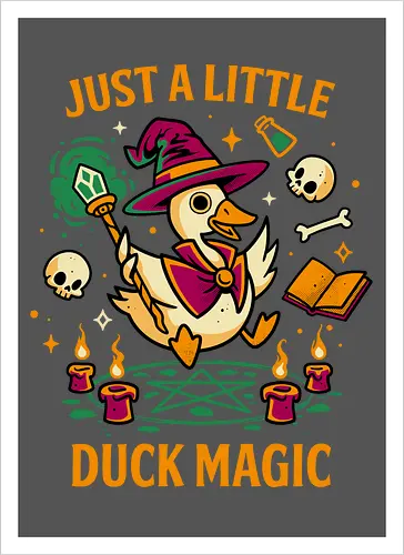 A Little Duck Magic - Quirky Dark Wizard