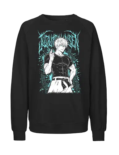 Gojo Satoru Kaisen - Jujutsu - Kawaii, Anime, Manga, Tokyo, Angry, Japanese Art, Aesthetic, Manga Style, Zylixzen, Aggressive, Gamer, Otaku, Gift, Cool - Fairtrade Sweatshirt