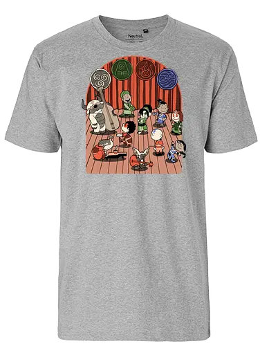 Elemental Animation Band - Music Group, Magical Creature, Fire, Earth, Air, Elements, Elemental, Element, Martial Arts, Dance, Music, Musical, Musician, Tv Show, Animation, Animated, Internet, Memes, Meme, Adventure, Fantasy, Magic, Magical, Water - Fairtrade T-Shirt