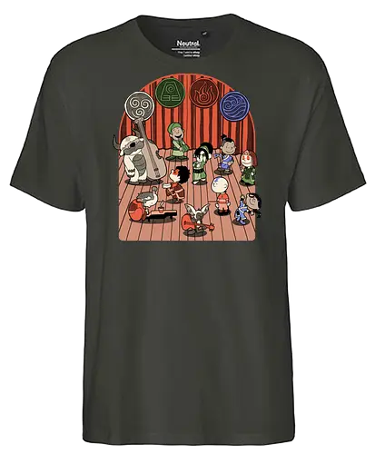 Elemental Animation Band - Music Group, Magical Creature, Fire, Earth, Air, Elements, Elemental, Element, Martial Arts, Dance, Music, Musical, Musician, Tv Show, Animation, Animated, Internet, Memes, Meme, Adventure, Fantasy, Magic, Magical, Water - Fairtrade T-Shirt