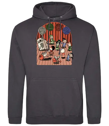 Elemental Animation Band - Music Group, Magical Creature, Fire, Earth, Air, Elements, Elemental, Element, Martial Arts, Dance, Music, Musical, Musician, Tv Show, Animation, Animated, Internet, Memes, Meme, Adventure, Fantasy, Magic, Magical, Water - Standard Hoodie