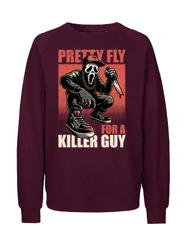 Music Horror Movie - Scary, Killer, Serial Killer, Assassin, Murder, Rapper, Rap, Gangsta Rap, Gangsters, Gangster, Street, Street Art, Streetwear, Spooky, Scared, Parody, Comedy, Movie, Movies, Classic, Horror, Horror Movies, Horror Movie, Music, Meme, Joke - Fairtrade Sweatshirt