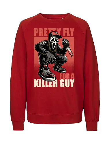 Music Horror Movie - Scary, Killer, Serial Killer, Assassin, Murder, Rapper, Rap, Gangsta Rap, Gangsters, Gangster, Street, Street Art, Streetwear, Spooky, Scared, Parody, Comedy, Movie, Movies, Classic, Horror, Horror Movies, Horror Movie, Music, Meme, Joke - Fairtrade Sweatshirt