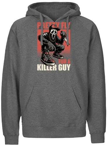 Music Horror Movie - Scary, Killer, Serial Killer, Assassin, Murder, Rapper, Rap, Gangsta Rap, Gangsters, Gangster, Street, Street Art, Streetwear, Spooky, Scared, Parody, Comedy, Movie, Movies, Classic, Horror, Horror Movies, Horror Movie, Music, Meme, Joke - Fairtrade Hoodie