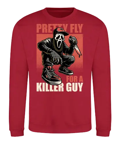 Music Horror Movie - Scary, Killer, Serial Killer, Assassin, Murder, Rapper, Rap, Gangsta Rap, Gangsters, Gangster, Street, Street Art, Streetwear, Spooky, Scared, Parody, Comedy, Movie, Movies, Classic, Horror, Horror Movies, Horror Movie, Music, Meme, Joke - Sweatshirt