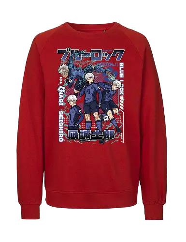 Nagi – Genius Striker - blue lock, nagi seishiro, anime striker, soccer prodigy, football anime, lazy genius, first touch master, sports anime, manga series, japanese anime, anime art, goal scorer, striker talent, blue lock player, anime aesthetic - Fairtrade Sweatshirt