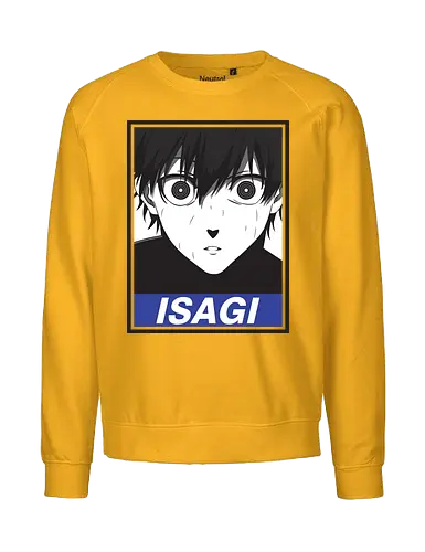 Isagi – Vision of the Goal - blue lock, yoichi isagi, anime striker, soccer anime, football anime, goal vision, strategic player, sports anime, manga series, japanese anime, anime art, striker growth, blue lock team, match reading, anime aesthetic - Fairtrade Sweatshirt
