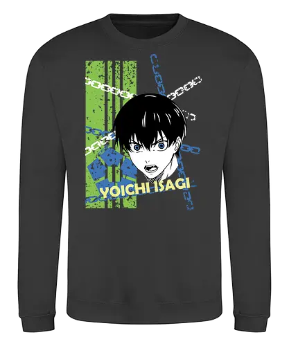 Isagi – Adaptation King - blue lock, isagi yoichi, adaptive striker, soccer anime, football anime, meta vision, competitive anime, sports manga, japanese anime, anime art, striker evolution, blue lock player, goal scoring, anime aesthetic - Sweatshirt