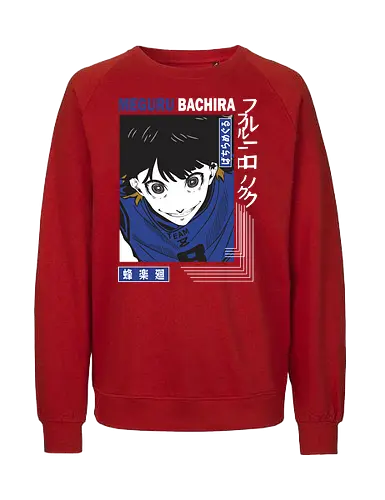 Bachira – Unleashed Dribbler - blue lock player, anime aesthetic, blue lock, meguru bachira, dribble master, soccer anime, football anime, freestyle striker, egoist player, creative playmaker, sports anime, manga series, japanese anime, anime art, goal creator - Fairtrade Sweatshirt
