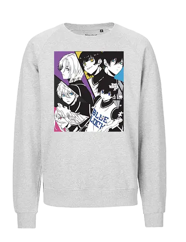 Blue Lock – Ego vs Teamwork - blue lock, soccer anime, football anime, ego vs teamwork, striker philosophy, sports anime, competitive manga, japanese anime, anime art, team match, striker ego, blue lock project, goal scoring, anime aesthetic - Fairtrade Sweatshirt
