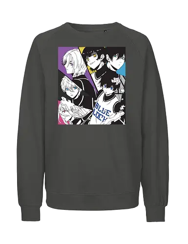 Blue Lock – Ego vs Teamwork - blue lock, soccer anime, football anime, ego vs teamwork, striker philosophy, sports anime, competitive manga, japanese anime, anime art, team match, striker ego, blue lock project, goal scoring, anime aesthetic - Fairtrade Sweatshirt