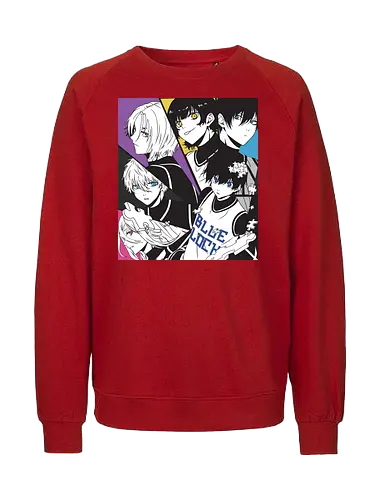 Blue Lock – Ego vs Teamwork - blue lock, soccer anime, football anime, ego vs teamwork, striker philosophy, sports anime, competitive manga, japanese anime, anime art, team match, striker ego, blue lock project, goal scoring, anime aesthetic - Fairtrade Sweatshirt