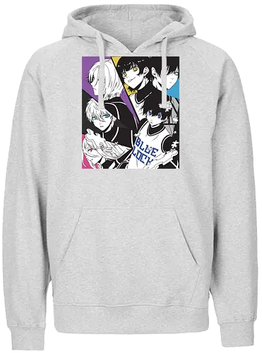 Blue Lock – Ego vs Teamwork - blue lock, soccer anime, football anime, ego vs teamwork, striker philosophy, sports anime, competitive manga, japanese anime, anime art, team match, striker ego, blue lock project, goal scoring, anime aesthetic - Fairtrade Hoodie