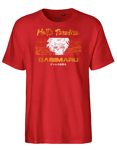 Blood and Survival - gabimaru the hollow, ninja assassin, dark fantasy anime, survival island, supernatural powers, action anime, seinen manga, japanese anime, anime art, deadly mission, execution squad, brutal battles, anime aesthetic - Fairtrade T-Shirt
