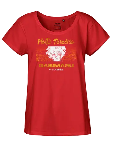 Blood and Survival - gabimaru the hollow, ninja assassin, dark fantasy anime, survival island, supernatural powers, action anime, seinen manga, japanese anime, anime art, deadly mission, execution squad, brutal battles, anime aesthetic - Fairtrade Girl Shirt