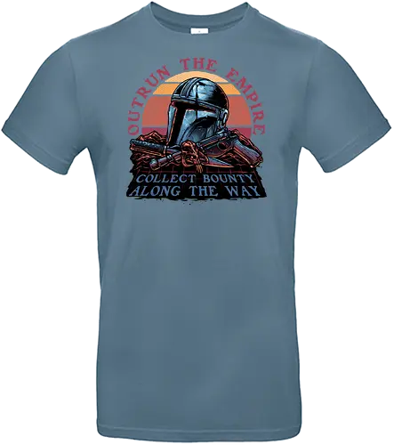 Outrun the Empire - Movie, film, galaxy, galactic, space, droids, heroes, character, fictional - Standard T-Shirt