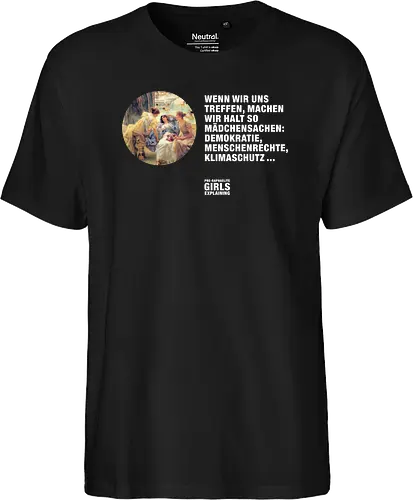 Mädchensachen: Demokratie DARK EDITION - Fairtrade T-Shirt