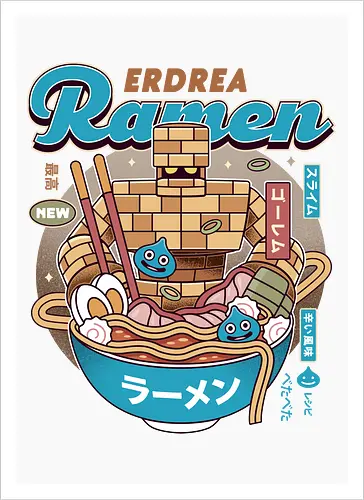 Erdrea Monsters Ramen Vintage