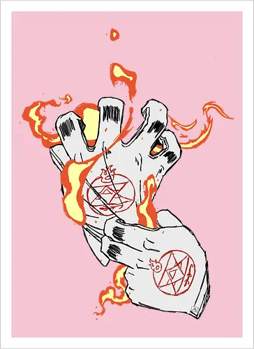 Roy Mustang's gloves- Fullmetal Alchemist fanart