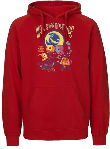 Nightmare – Pumpkin King - Nightmare, halloween town, gothic animation, fantasy film, funko style, chibi skeleton, pop figure style, stylized character, collectible design, spooky cute, holiday gothic, halloween aesthetic, cute dark - Fairtrade Hoodie
