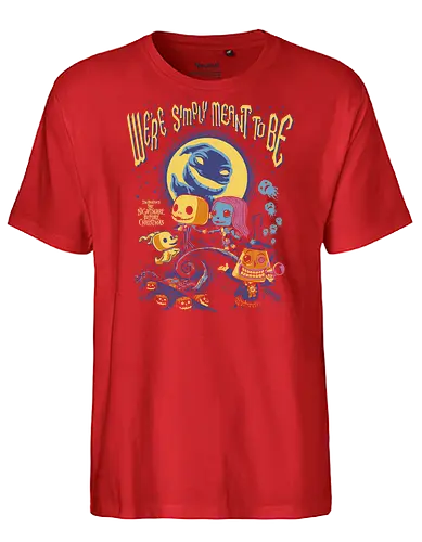 Nightmare – Pumpkin King - Nightmare, halloween town, gothic animation, fantasy film, funko style, chibi skeleton, pop figure style, stylized character, collectible design, spooky cute, holiday gothic, halloween aesthetic, cute dark - Fairtrade T-Shirt