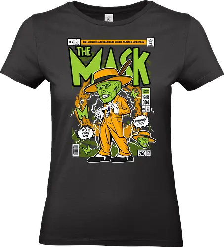 The Mask – Chaos Unleashed - the mask, jim carrey, comedy movie, cartoon chaos, green mask, funny character, funko style, chibi character, pop figure style, stylized design, collectible figure, humor aesthetic, movie icon, cartoon vibe, cute stylized - Standard T-Shirt (Frauen)