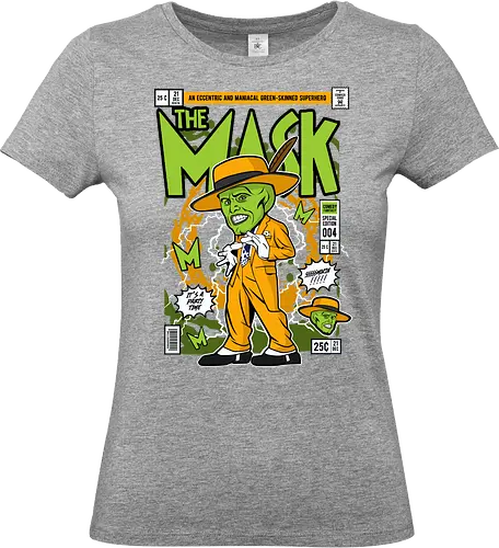 The Mask – Chaos Unleashed - the mask, jim carrey, comedy movie, cartoon chaos, green mask, funny character, funko style, chibi character, pop figure style, stylized design, collectible figure, humor aesthetic, movie icon, cartoon vibe, cute stylized - Standard T-Shirt (Frauen)
